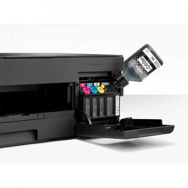 An image of Brother DCP-T220 All-in One Ink Tank Printer refilling
